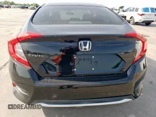 2019 Honda Civic Sedan LX with VIN 19XFC2F67KE013203, listed as a Copart auction lot 52123855 with 0 mi miles and Salvage Title. Bid and sale history available at carsss.com. Image 6.