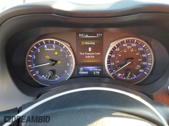 2018 Infiniti Q60 Sport with VIN JN1EV7EK3JM343232, listed as a Copart auction lot 83252324 with 65,706 mi miles and Clean Title. Bid and sale history available at DreamBid. Image 9.
