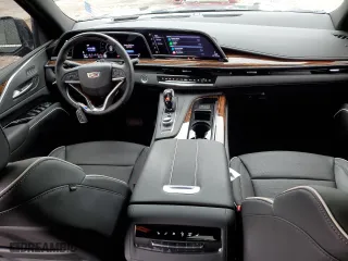 2024 Cadillac Escalade 4WD Premium Luxury with VIN 1GYS4BKL3RR336602, listed as a Copart auction lot 86166724 with 6,046 mi miles and Salvage Title. Bid and sale history available at carsss.com. Image 8.