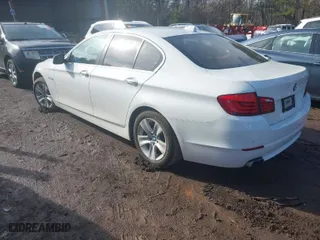 2012 BMW 5 Series 528i with VIN WBAXG5C5XCDY28100, listed as a IAAI auction lot 41437245 with 1 mi miles. Bid and sale history available at carsss.com. Image 3.