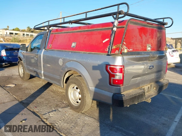 2020 Ford F-150 XL with VIN 1FTMF1CB6LKD12187, listed as a IAAI auction lot 40918052 with 111,570 mi miles and . Bid and sale history available at carsss.com. Image 3.