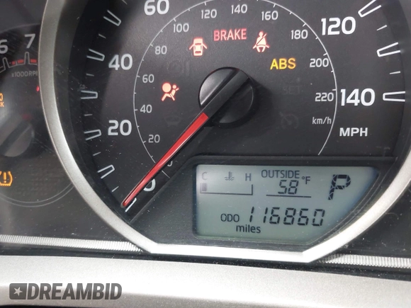 2013 Toyota RAV4 XLE with VIN 2T3RFREV1DW056321, listed as a IAAI auction lot 42082419 with 116,860 mi miles. Bid and sale history available at carsss.com. Image 15.