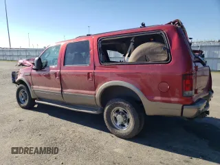 2004 Ford Excursion Eddie Bauer с VIN 1FMSU45P24EA16957, выставлен на аукционе Copart как лот 87872685 с пробегом 92 621 миль миль и На запчасти • Non repairable. История ставок и продаж доступна на DreamBid. Изображение 2.