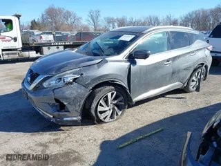 2016 Nissan Murano SL with VIN 5N1AZ2MH5GN158932, listed as a IAAI auction lot 41614873 with 112,294 mi miles. Bid and sale history available at carsss.com. Image 2.
