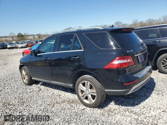 2015 Mercedes-Benz M ML 350 with VIN 4JGDA5JB3FA553624, listed as a Copart auction lot 48252185 with 117,172 mi miles and Salvage Title. Bid and sale history available at carsss.com. Image 2.