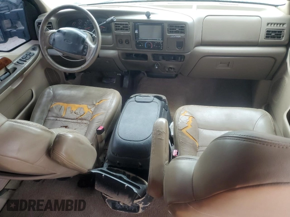 2001 Ford Excursion Limited с VIN 1FMNU42S31EA08657, выставлен на аукционе Copart как лот 50562055 с пробегом 246 979 миль миль и Чистый • Clean title. История ставок и продаж доступна на DreamBid. Изображение 8.