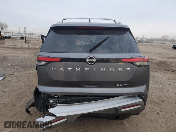 2024 Nissan Pathfinder SL with VIN 5N1DR3CD7RC271586, listed as a Copart auction lot 87817195 with Not provided miles and Salvage title. Bid and sale history available at DreamBid. Image 6.