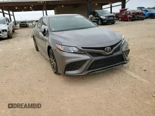 2023 Toyota Camry SE with VIN 4T1G11AK5PU099558, listed as a Copart auction lot 46894195 with 34,680 mi miles and Salvage Title. Bid and sale history available at DreamBid. Image 10.