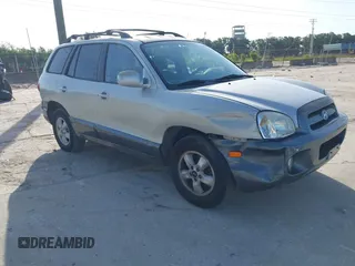 2006 Hyundai Santa Fe GLS with VIN KM8SC13D56U079960, listed as a IAAI auction lot 42268805 with 164,219 mi miles and . Bid and sale history available at DreamBid. Image 1.
