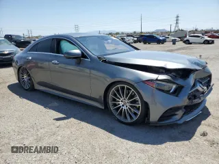 2019 Mercedes-Benz CLS 450 with VIN WDD2J5JB9KA027171, listed as a Copart auction lot 60758935 with 64,287 mi miles and Salvage title. Bid and sale history available at DreamBid. Image 4.