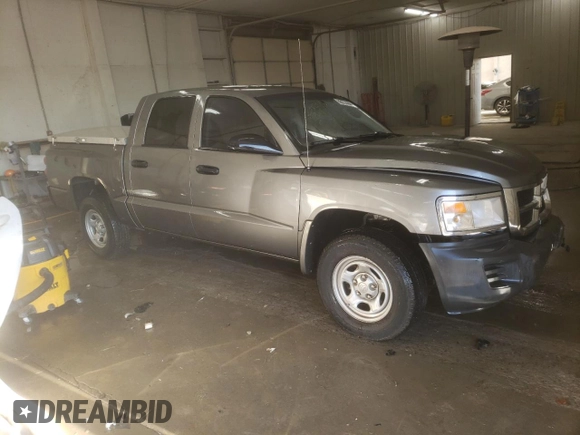 2008 Dodge Dakota ST with VIN 1D7HE28K28S518493, listed as a Copart auction lot 86274444 with 102,447 mi miles and Salvage Title. Bid and sale history available at DreamBid. Image 4.