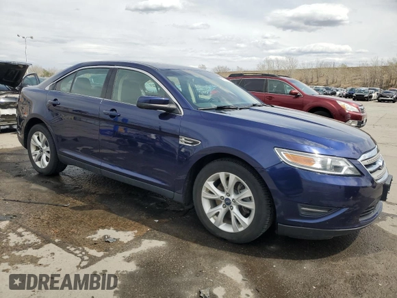 2011 Ford Taurus SEL with VIN 1FAHP2EW3BG160011, listed as a Copart auction lot 51301935 with 45,627 mi miles and Salvage Title. Bid and sale history available at carsss.com. Image 4.
