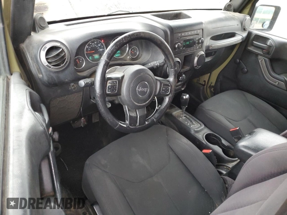2013 Jeep Wrangler Sport with VIN 1C4AJWAGXDL586971, listed as a Copart auction lot 61574535 with 178,927 mi miles and Clean title. Bid and sale history available at DreamBid. Image 8.