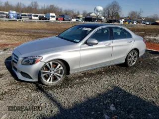 2015 Mercedes-Benz C 300 Luxury with VIN 55SWF4KB1FU000418, listed as a Copart auction lot 41827635 with 96,885 mi miles and Salvage title. Bid and sale history available at DreamBid. Image 1.