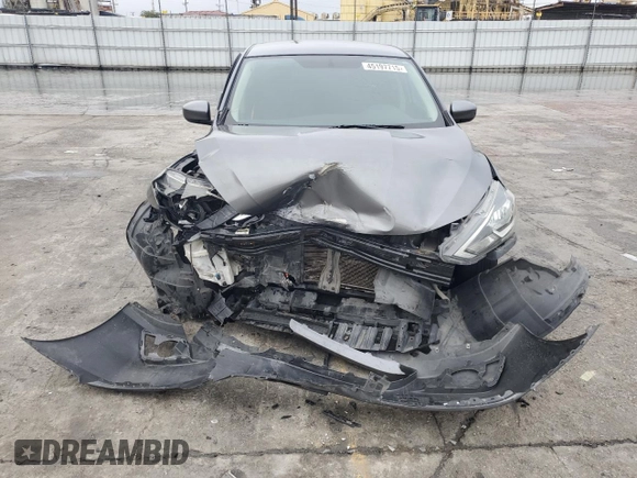 2017 Nissan Sentra S with VIN 3N1AB7AP7HY285402, listed as a Copart auction lot 45197715 with 128,937 mi miles and Salvage title. Bid and sale history available at DreamBid. Image 5.