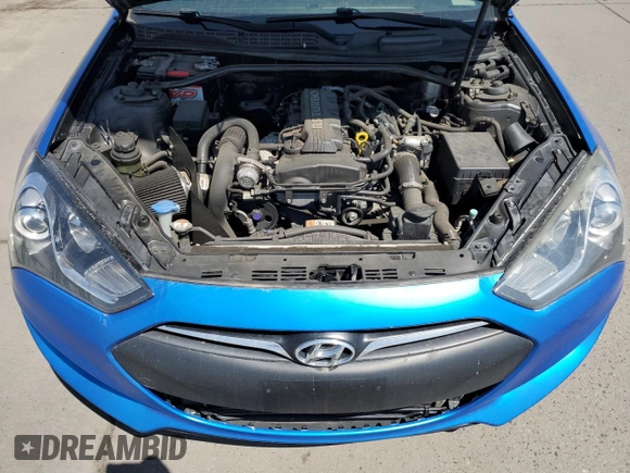 2013 Hyundai Genesis Coupe 2.0T z VIN KMHHT6KD4DU110590, wystawiony jako Copart lot #52810485 z przebiegiem 95 486 mil mil oraz Szkoda całkowita • Salvage title. Historia ofert i sprzedaży dostępna na DreamBid. Obrazek 11.