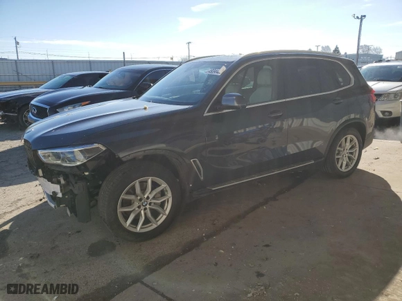 2019 BMW X5 xDrive40i with VIN 5UXCR6C59KLL02643, listed as a Copart auction lot 49344825 with 66,138 mi miles and Salvage Title. Bid and sale history available at carsss.com. Image 1.