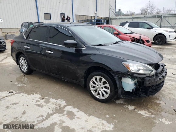 2018 Nissan Sentra S with VIN 3N1AB7AP3JY238034, listed as a Copart auction lot 44137395 with 68,391 mi miles and Salvage Title. Bid and sale history available at carsss.com. Image 4.
