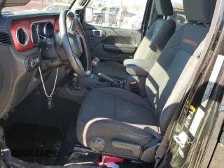2021 Jeep Gladiator Rubicon with VIN 1C6JJTBG0ML507537, listed as a Copart auction lot 74213254 with 41,445 mi miles and Salvage title. Bid and sale history available at DreamBid. Image 7.