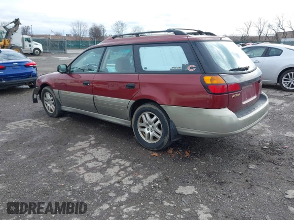 2002 Subaru Legacy Outback with VIN 4S3BH675227620669, listed as a IAAI auction lot 41734615 with 238,676 mi miles and . Bid and sale history available at DreamBid. Image 3.