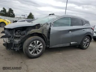 2015 Nissan Murano SL with VIN 5N1AZ2MH5FN258169, listed as a Copart auction lot 49240345 with 101,885 mi miles and Salvage Title. Bid and sale history available at carsss.com. Image 1.