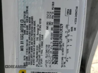 2019 Ford Fusion Hybrid SE with VIN 3FA6P0LU9KR139329, listed as a Copart auction lot 36225173 with 66,274 mi miles. Bid and sale history available at carsss.com. Image 14.
