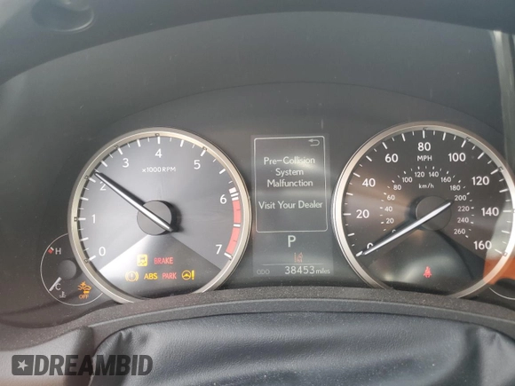 2021 Lexus NX 300 with VIN JTJDARBZ9M5031557, listed as a Copart auction lot 53133975 with 38,453 mi miles and Salvage title. Bid and sale history available at DreamBid. Image 9.