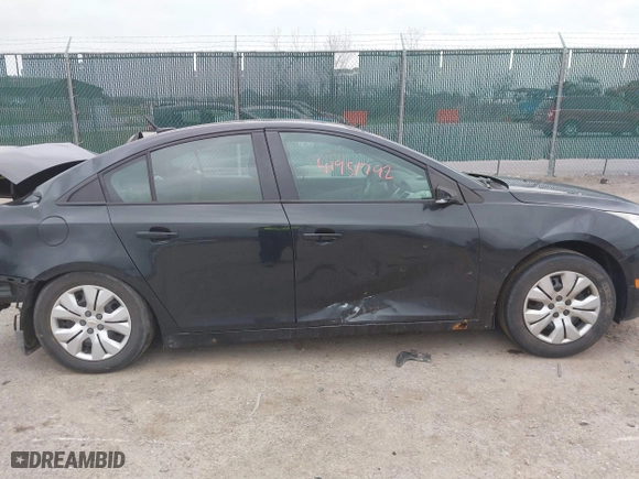 2013 Chevrolet Cruze LS with VIN 1G1PA5SG4D7132641, listed as a IAAI auction lot 41951792 with 106,800 mi miles. Bid and sale history available at carsss.com. Image 13.