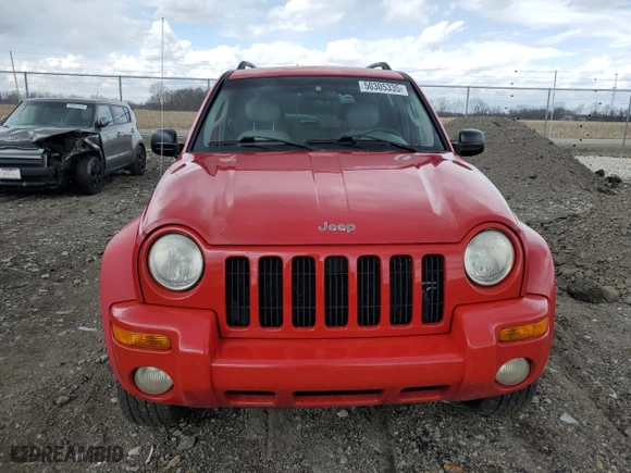 2002 Jeep Liberty Limited with VIN 1J4GL58K12W340888, listed as a Copart auction lot 50305335 with 177,004 mi miles and Salvage Title. Bid and sale history available at carsss.com. Image 5.