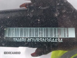 2025 Nissan Altima SV z VIN 1N4BL4DV8SN364434, wystawiony jako IAAI lot #42532928 z przebiegiem 14 521 mil mil oraz . Historia ofert i sprzedaży dostępna na DreamBid. Obrazek 9.