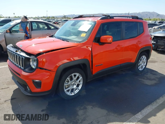 2020 Jeep Renegade Latitude z VIN ZACNJABB5LPL88670, wystawiony jako IAAI lot #42181204 z przebiegiem 45 448 mil mil oraz . Historia ofert i sprzedaży dostępna na DreamBid. Obrazek 16.