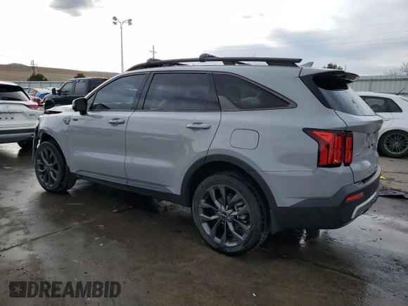 2022 Kia Sorento SX with VIN 5XYRKDLF7NG149435, listed as a Copart auction lot 48703485 with 26,580 mi miles and Salvage Title. Bid and sale history available at carsss.com. Image 2.