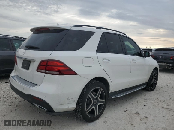 2017 Mercedes-Benz GLE 350 with VIN 4JGDA5JB2HA923657, listed as a Copart auction lot 46997685 with 121,202 mi miles and Salvage title. Bid and sale history available at DreamBid. Image 3.