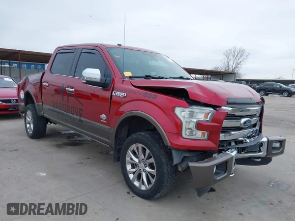 2016 Ford F-150 XLT with VIN 1FTEW1EG5GFD54832, listed as a IAAI auction lot 41629884 with 120,115 mi miles. Bid and sale history available at carsss.com. Image 1.