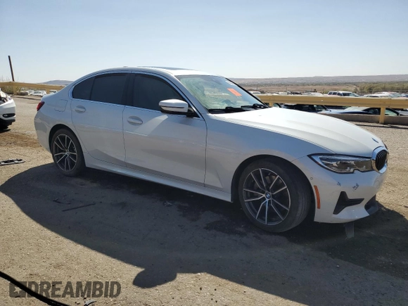 2022 BMW 3 Series 330i with VIN 3MW5R1J05N8C31289, listed as a Copart auction lot 52335505 with Not provided miles and Salvage title. Bid and sale history available at DreamBid. Image 4.