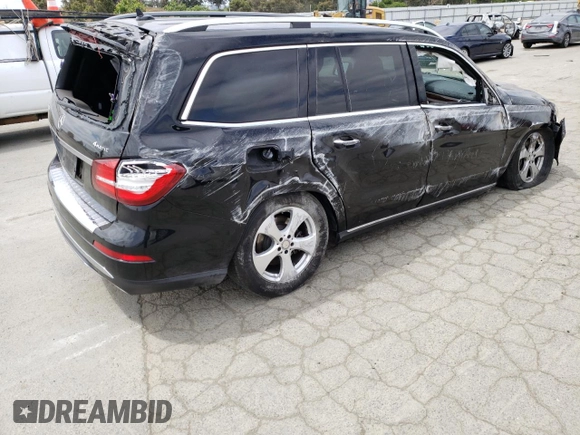 2017 Mercedes-Benz GLS with VIN 4JGDF6EE1HA859753, listed as a Copart auction lot 55002523 with 99,427 mi miles. Bid and sale history available at carsss.com. Image 3.