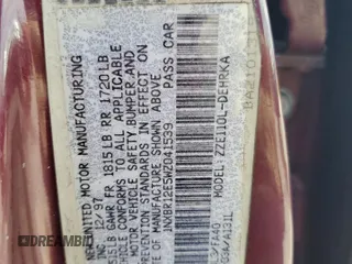 1998 Toyota Corolla VE with VIN 1NXBR12E5WZ041539, listed as a Copart auction lot 61736825 with Not provided miles and Salvage title. Bid and sale history available at DreamBid. Image 12.