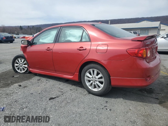 2009 Toyota Corolla with VIN 2T1BU40E79C075958, listed as a Copart auction lot 49871435 with 0 mi miles and Salvage Title. Bid and sale history available at carsss.com. Image 2.