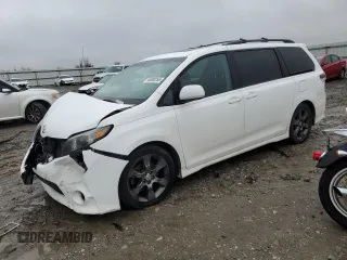 2011 Toyota Sienna SE with VIN 5TDXK3DC9BS075469, listed as a Copart auction lot 44900265 with 164,214 mi miles and Salvage Title. Bid and sale history available at carsss.com. Image 1.