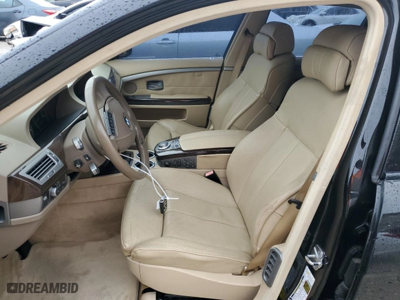 2008 BMW 7 Series 750Li with VIN WBAHN83538DT79037, listed as a Copart auction lot 71724854 with 88,507 mi miles and Clean Title. Bid and sale history available at carsss.com. Image 8.