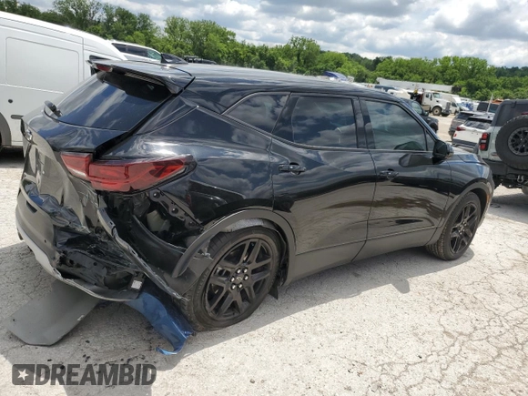 2023 Chevrolet Blazer LT с VIN 3GNKBHR45PS113329, выставлен на аукционе Copart как лот 58206715 с пробегом 24 425 миль миль и Списание • Salvage title. История ставок и продаж доступна на DreamBid. Изображение 3.