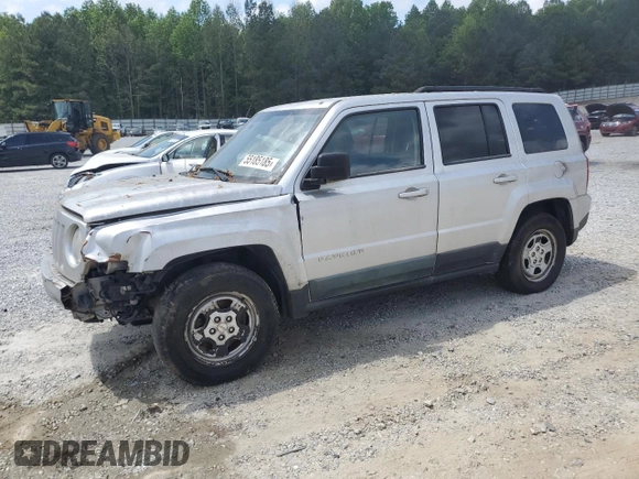 2013 Jeep Patriot Sport with VIN 1C4NJRBB6DD262920, listed as a Copart auction lot 55185185 with 145,444 mi miles and Clean Title. Bid and sale history available at carsss.com. Image 1.