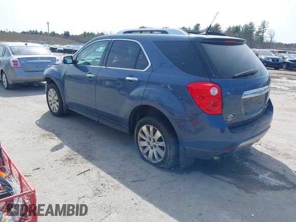 2011 Chevrolet Equinox LTZ with VIN 2CNFLGE56B6236740, listed as a IAAI auction lot 41936268 with 307,703 mi miles. Bid and sale history available at carsss.com. Image 3.