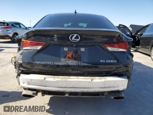 2017 Lexus IS 200t z VIN JTHBA1D29H5040419, wystawiony jako Copart lot #48691715 z przebiegiem 92 982 mil mil oraz Szkoda całkowita • Salvage title. Historia ofert i sprzedaży dostępna na DreamBid. Obrazek 6.