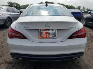2017 Mercedes-Benz CLA 250 with VIN WDDSJ4GB8HN406231, listed as a Copart auction lot 53218714 with 100,256 mi miles and Salvage Title. Bid and sale history available at DreamBid. Image 6.