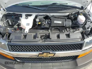 2019 Chevrolet Express Cargo Van with VIN 1GCWGAFG5K1299451, listed as a Copart auction lot 43544735 with 22,343 mi miles and Salvage Title. Bid and sale history available at carsss.com. Image 12.
