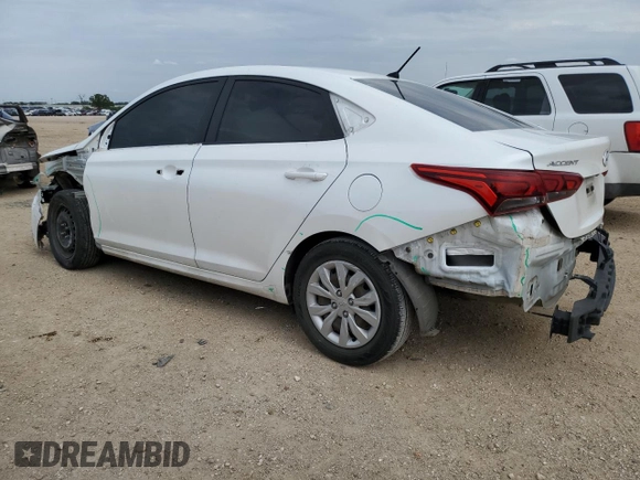 2021 Hyundai Accent SE z VIN 3KPC24A67ME147852, wystawiony jako Copart lot #56065625 z przebiegiem 77 003 mil mil oraz Szkoda całkowita • Salvage title. Historia ofert i sprzedaży dostępna na DreamBid. Obrazek 2.