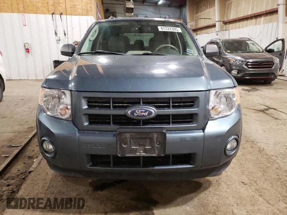2011 Ford Escape Hybrid with VIN 1FMCU5K36BKB75605, listed as a Copart auction lot 47722395 with 62,661 mi miles and Salvage title. Bid and sale history available at DreamBid. Image 5.