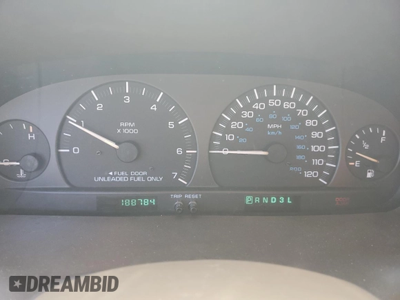 2000 Chrysler Town & Country LXi with VIN 1C4GP54L4YB614402, listed as a Copart auction lot 76287524 with 188,784 mi miles and Clean Title. Bid and sale history available at carsss.com. Image 9.