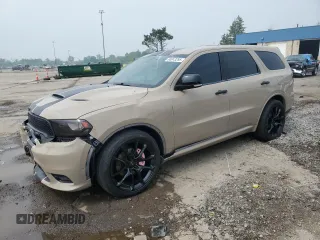 2018 Dodge Durango R/T z VIN 1C4SDJCTXJC219511, wystawiony jako Copart lot #60043295 z przebiegiem 135 782 mil mil oraz Szkoda całkowita • Salvage title. Historia ofert i sprzedaży dostępna na DreamBid. Obrazek 1.